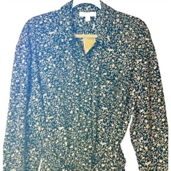 Michael Kors Black & Khaki Tan Long Sleeve Romper, Size Large, NWT! - Picture 3 of 6